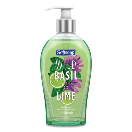 Softsoap Premium Liquid Hand Soap, Basil and Lime, 13 oz US05670A